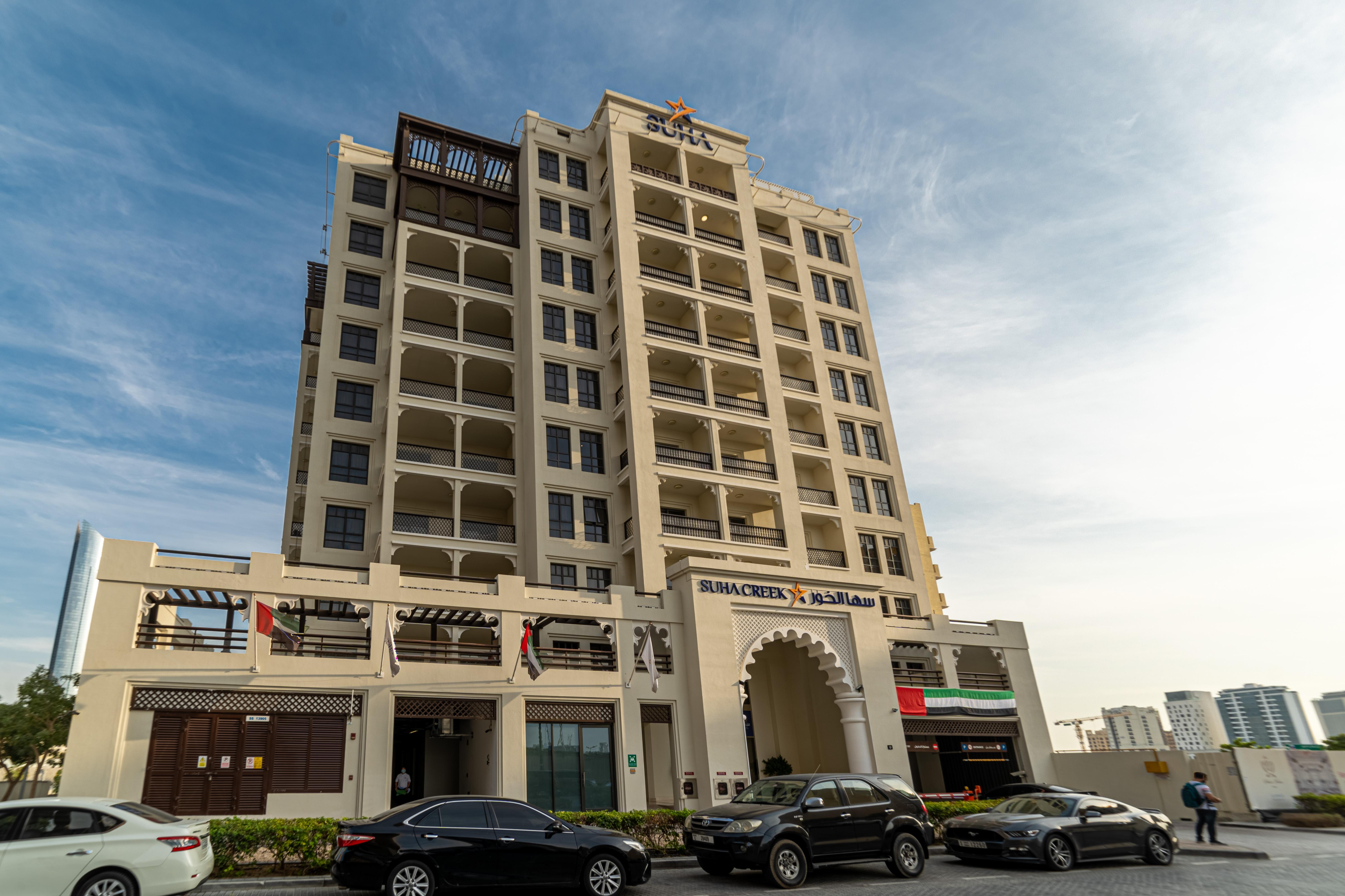 Suha Creek Hotel Apartment, Waterfront Jaddaf, Dubái Exterior foto