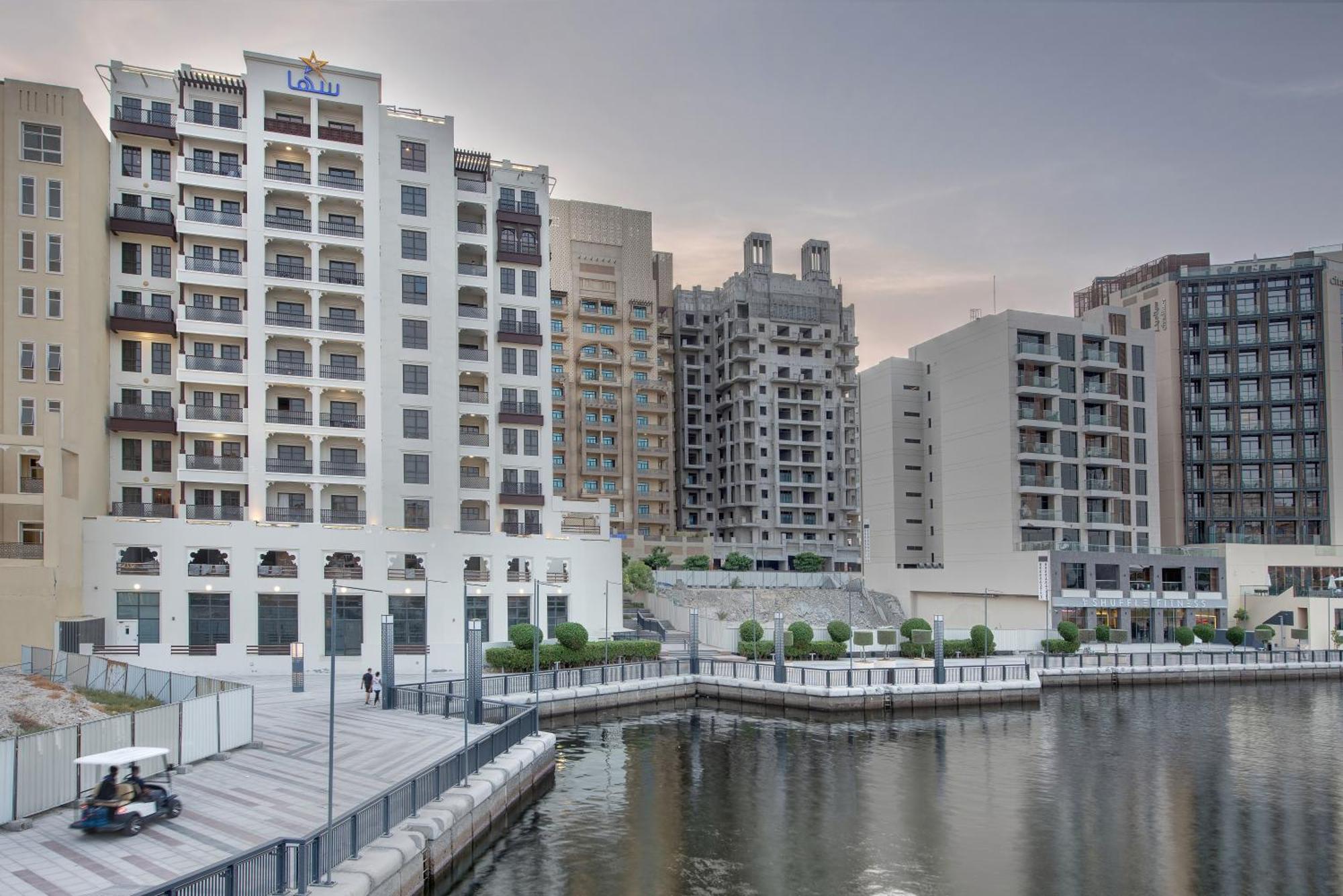 Suha Creek Hotel Apartment, Waterfront Jaddaf, Dubái Exterior foto